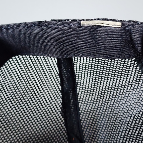 Vintage Millar Western Trucker Hat Snap Back Cap Patch Forest Products Yellow - Picture 9 of 10